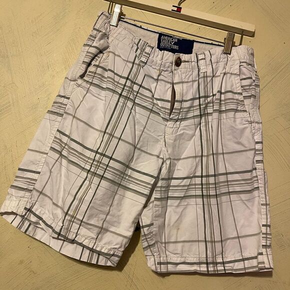 American Eagle Outfitters checkered shorts Sz 28 - Picture 1 of 8